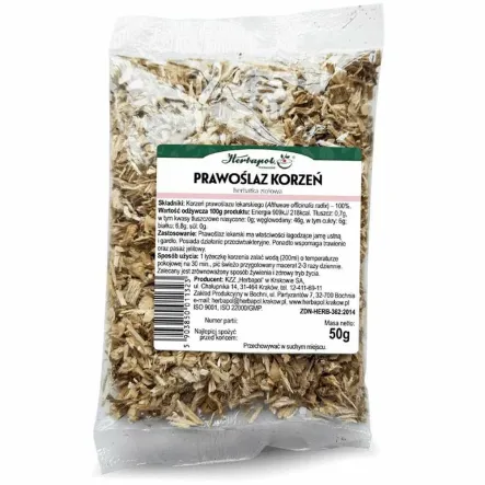 Prawoślaz Korzeń Herbatka Ziołowa 50 g - Herbapol Kraków