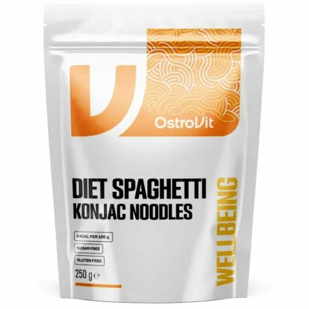 KETO Makaron Konjac Spaghetti  400 g (250 g) - OstroVit