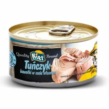 Tuńczyk Kawałki w Sosie Własnym 170 g (120 g) - Kier