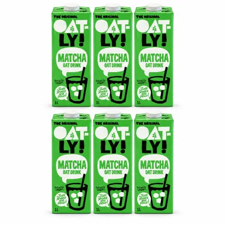 6 x Napój Owsiany z Matchą z Dodatkiem Wapnia 1 l - Oatly