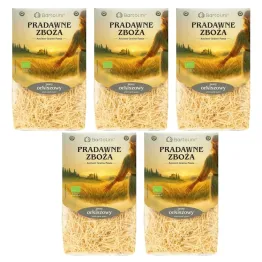5 x Makaron Jasny Orkiszowy Nitka EKO 250 g - Bartolini Pradawne Zboża