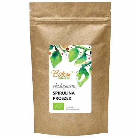 Spirulina Proszek BIO 300 g - BATOM