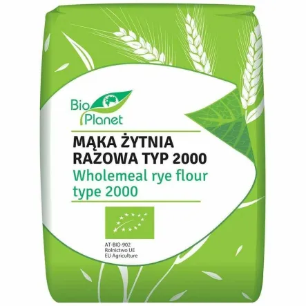 Mąka Żytnia Razowa Typ 2000 Bio 1 kg - Bio Planet