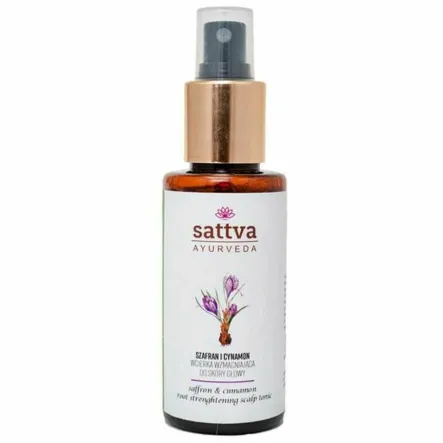 Wcierka Do Skóry Głowy Wzmacniająca Szafran i Cynamon 100 ml - Sattva Ayurveda