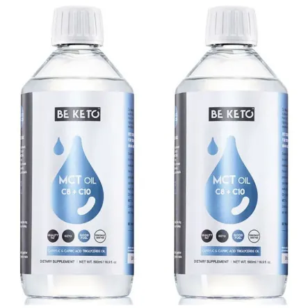 2 x Olej MCT C8 + C10 500 ml - Beketo