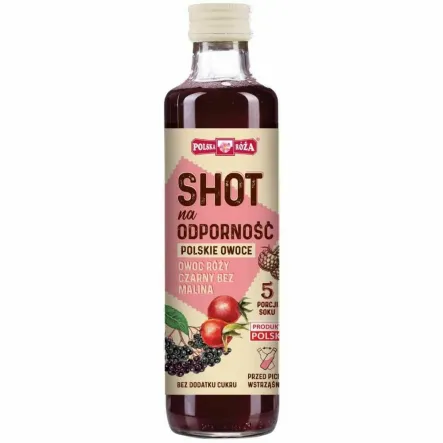 SHOT na Odporność Polskie Owoce 250 ml - Polska Róża