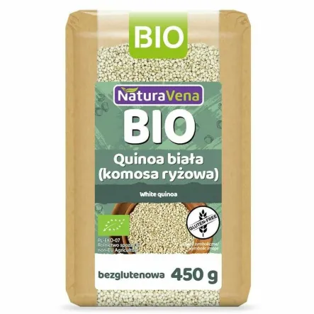 Quinoa Biała (Komosa Ryżowa) Bezglutenowa Bio 450 g - Naturavena