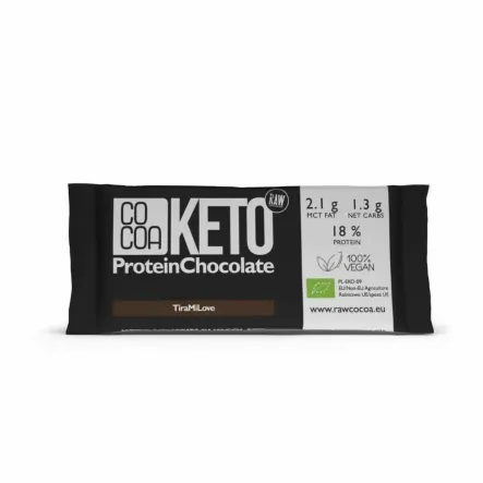 Czekolada Keto Proteinowa o Smaku Tiramisu Bio 40 g - Cocoa (data: 12.11.2025)