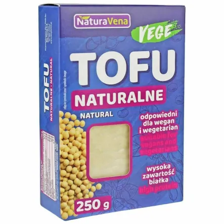 Tofu Kostka Naturalne 250 g - NaturAvena