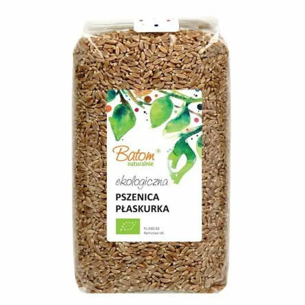 Pszenica Płaskurka Ziarno BIO 1 kg - BATOM 