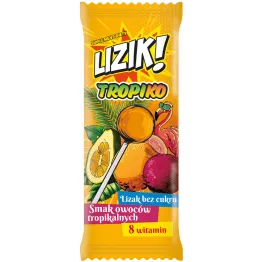 Lizak z Witaminami o Smaku Owoców Tropikalnych TROPIKO 8 g - LIZIK!