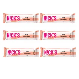 6 x Czekolada Mleczna 25 g - Nicks