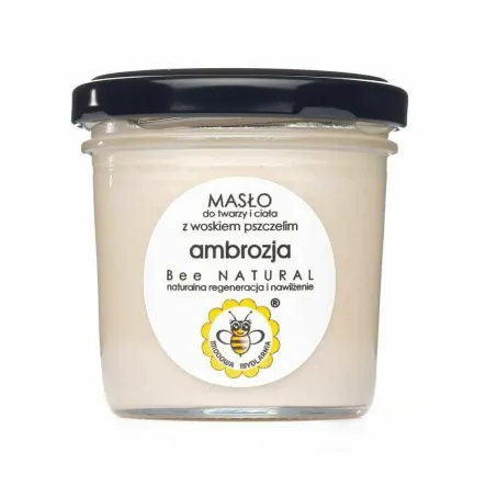 Masło do Twarzy i Ciała AMBROZJA 65 g - Miodowa Mydlarnia