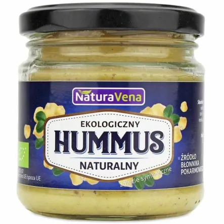 Hummus Naturalny Bio 185 g - NaturAvena