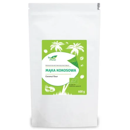 Mąka Kokosowa Bio 600 g - Bio Planet 