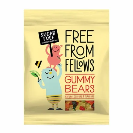 Żelki Misie Bez Cukru Bez Glutenu 100 g Free From Fellows