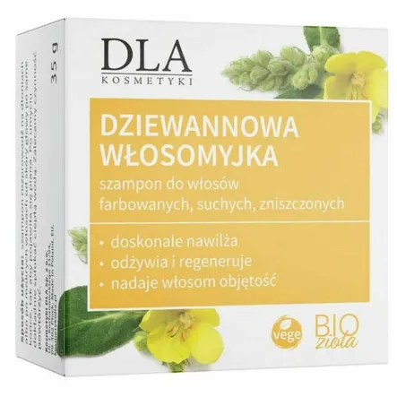 Włosomyjka Dziewannowa Szampon do Włosów w Kostce 35 g - Kosmetyki DLA