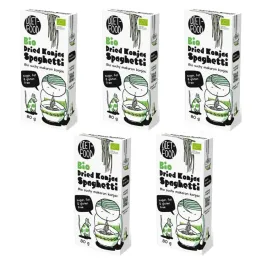 5 x Makaron Konjac Suchy Bio Spaghetti 80 g - Diet-Food