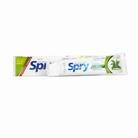 Pasta Do Zębów Bez Fluoru Mięta Kędzierzawa 141 g - SPRY 