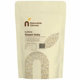 Sezam Biały Łuskany 300 g - Naturalnie Zdrowe