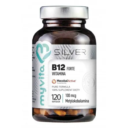 Silver Pure Witamina B12 Forte 120 Kapsułek - MyVita