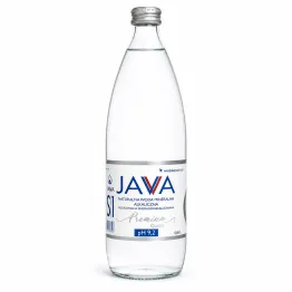 Naturalna Woda Mineralna Alkaliczna Niegazowana 860 ml (Szkło) - Java
