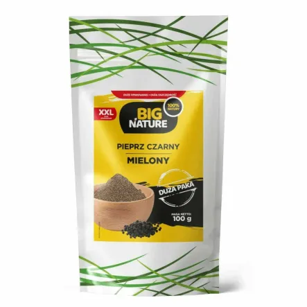 Pieprz Czarny Mielony 100 g - Big Nature