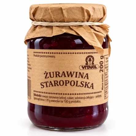 Żurawina Staropolska 200 g – Vitapol