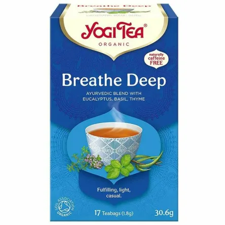 Herbatka Głęboki Oddech Bio 30,6 g (17x 1,8 g) - Yogi Tea