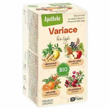 Herbatka Mix Smaków Ekspres BIO 33 g (20 Torebek) - Apotheke