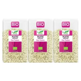 3 x Płatki Owsiane Bio 600 g - Bio Planet