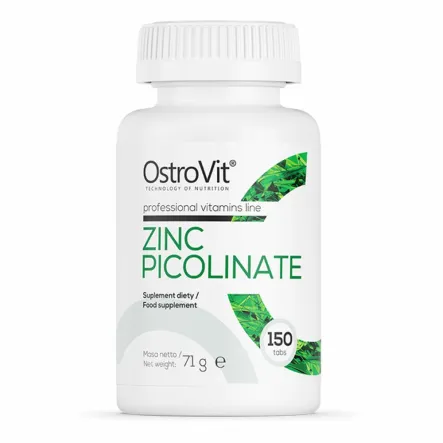 Pikolinian Cynku 150 Tabletek - OstroVit