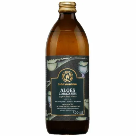 Aloes z Miąższem 500 ml - Herbal Monasterium