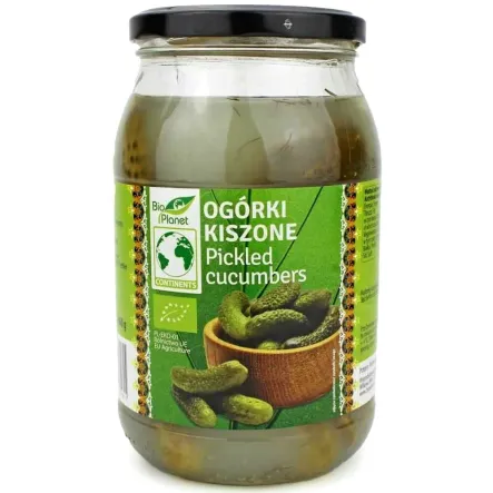 Ogórki Kiszone Bio 820 g/460 g - Bio Europa