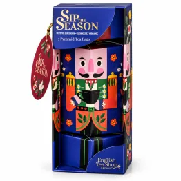 Zestaw Herbat i Naparów Świątecznych Dziadek do Orzechów Niebieski BIO 6 g (3 x 2 g) - English Tea Shop