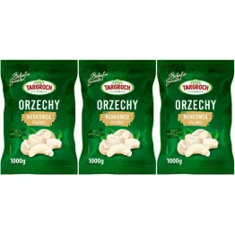 Zestaw 3 x Orzechy Nerkowca Połówki 1 kg - Targroch