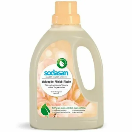 Płyn do Płukania Tkanin Brzoskwinia 750 ml - Sodasan