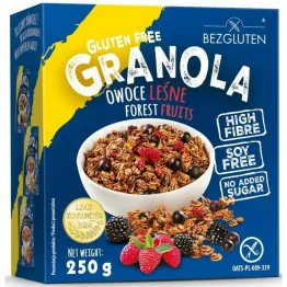 Granola Owoce Leśne Bezglutenowa 250 g - Bezgluten