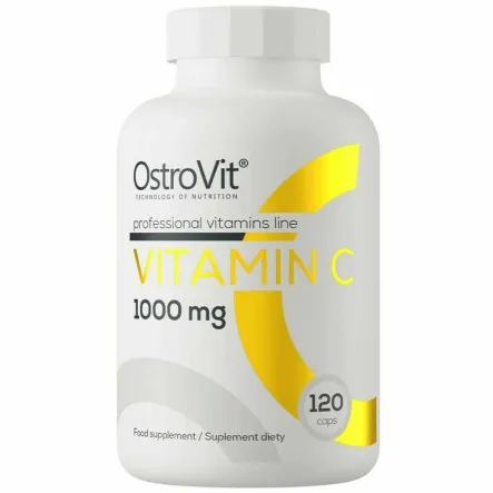 Witamina C 1000 mg 120 Kapsułek - OstroVit