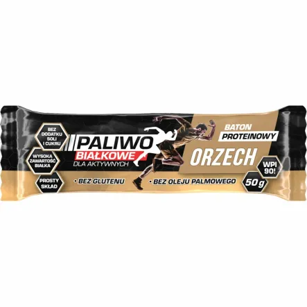 Baton Proteinowy Orzech+ Olej MCT 50 g - Paliwo dla Aktywnych