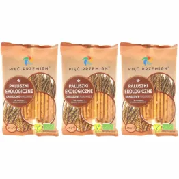 3 x Paluszki Orkiszowe Pełnoziarniste Bio 45 g - Simpatiko