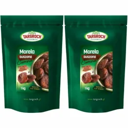 2 x Morele Suszone Ciemne Niesiarkowane 1 kg - Targroch
