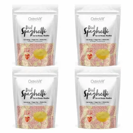 4 x Makaron Konjac Diet Spaghetti Carrot Konjac Noodles Keto Friendly 400 g (250 g) - OstroVit