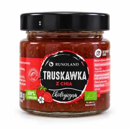 Truskawka z Chia Bez Dodatku Cukru Bio 200 g - Runoland