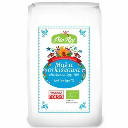 Mąka Orkiszowa Chlebowa Typ 700 Bio 500 g - Bio Raj