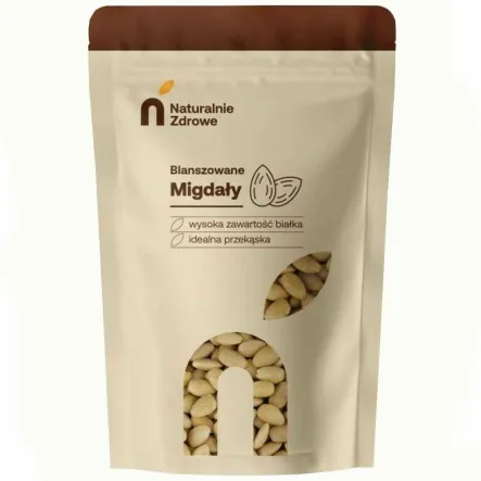 Migdały Blanszowane 200 g - Naturalnie Zdrowe