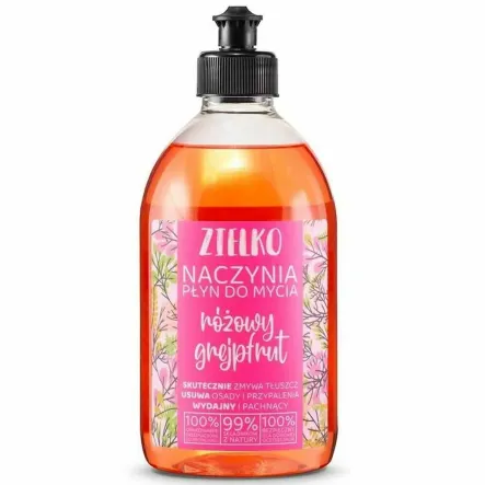 Płyn Do Mycia Naczyń RÓŻOWY GREJPFRUT 500 ml - Zielko