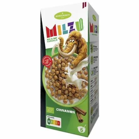 Kulki Żytnio - Owsiane z Cynamonem BIO 150 g - Milzu