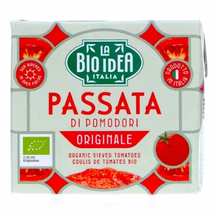 Przecier Pomidorowy Passata w Kartonie Bio 500 g - La Bio Idea
