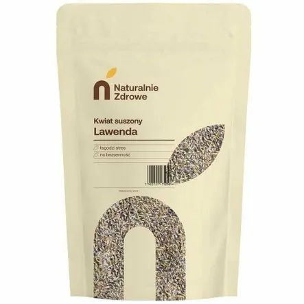 Lawenda Suszona Kwiat 50 g - Naturalnie Zdrowe